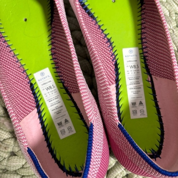 Rothy’s The Flat Breast Cancer Awareness Limited Edition Pink Ballet Flats - Picture 11 of 15